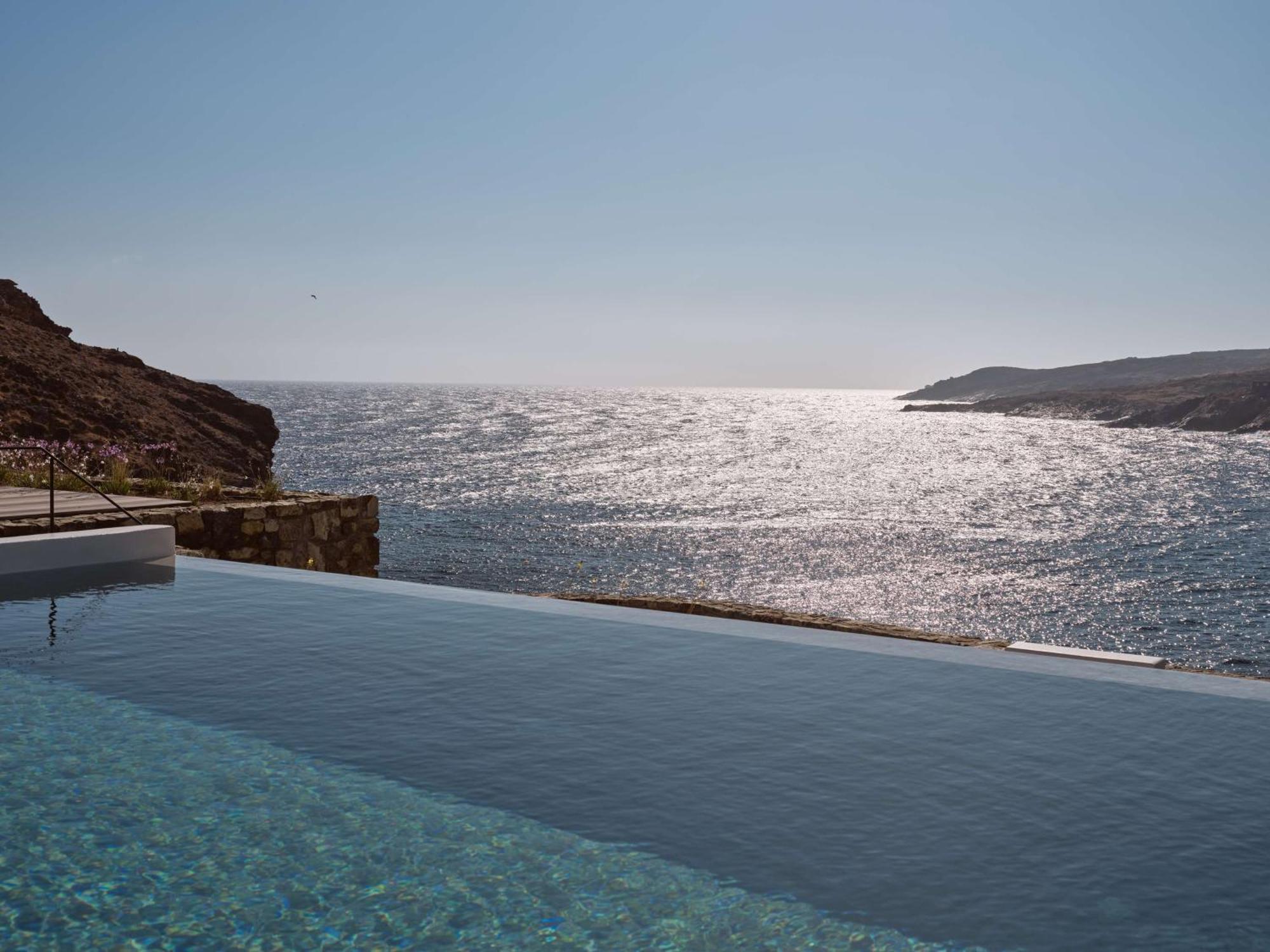 Semeli Coast Mykonos Curio Collection By Hilton Otel Merchia Beach Dış mekan fotoğraf