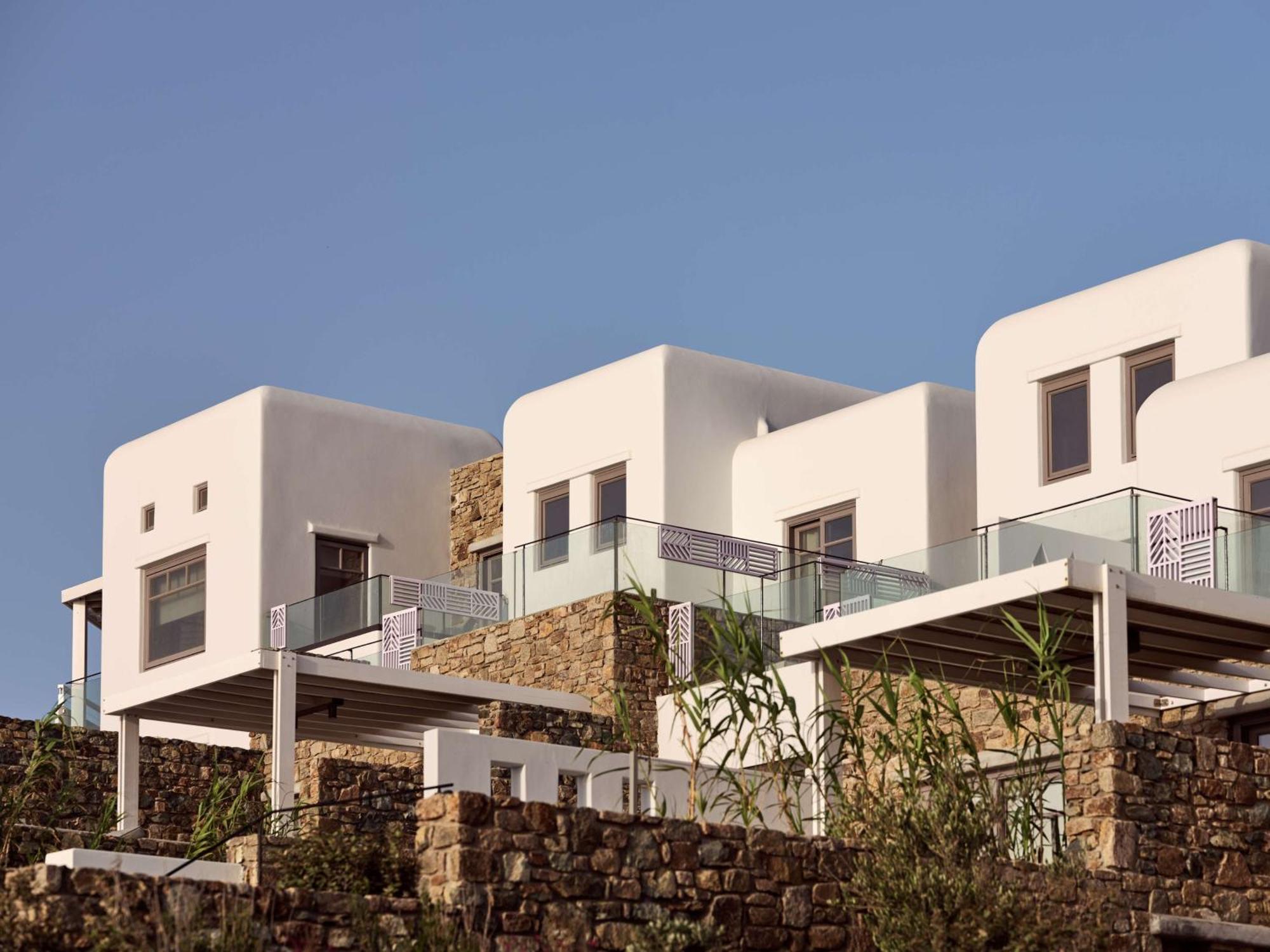 Semeli Coast Mykonos Curio Collection By Hilton Otel Merchia Beach Dış mekan fotoğraf