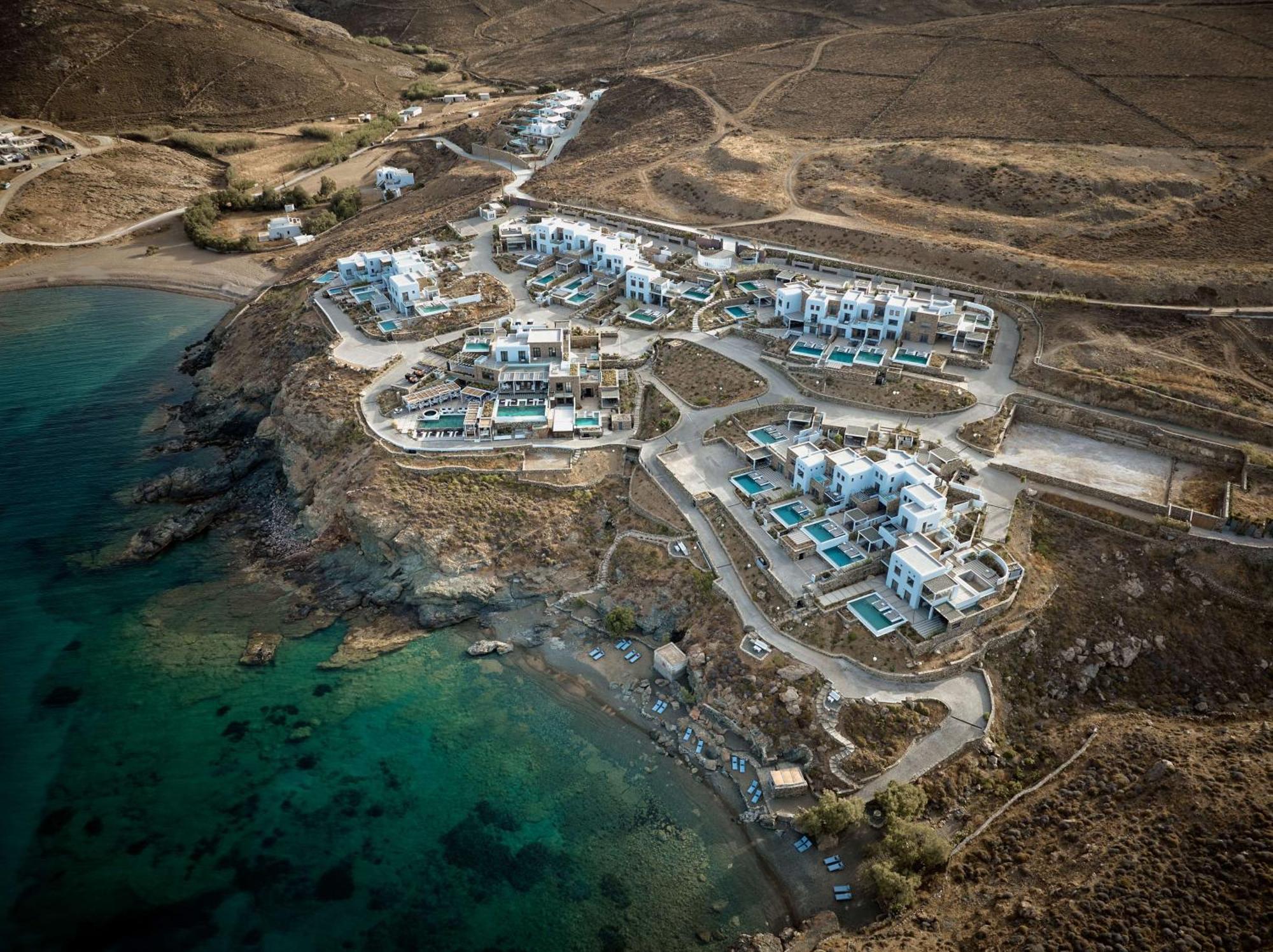 Semeli Coast Mykonos Curio Collection By Hilton Otel Merchia Beach Dış mekan fotoğraf