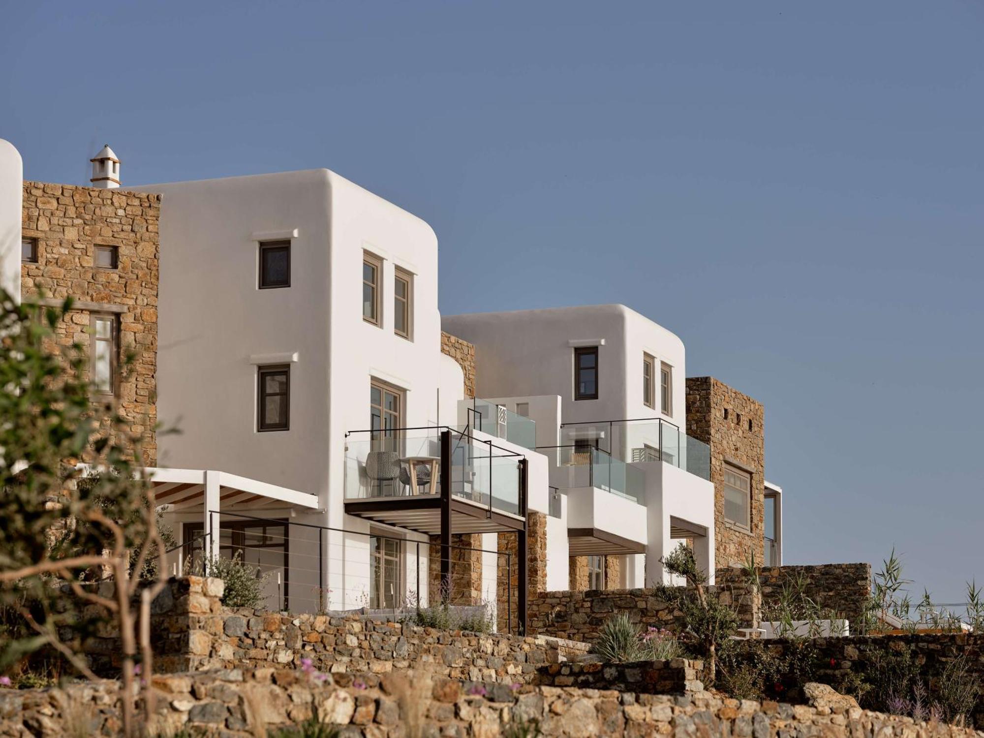 Semeli Coast Mykonos Curio Collection By Hilton Otel Merchia Beach Dış mekan fotoğraf