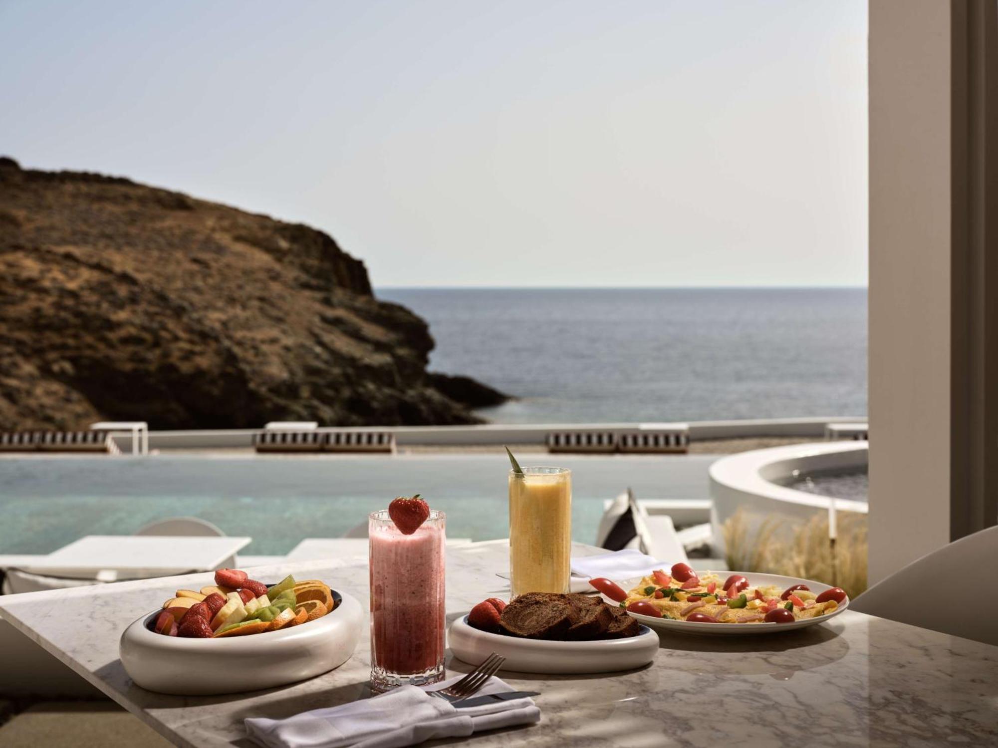 Semeli Coast Mykonos Curio Collection By Hilton Otel Merchia Beach Dış mekan fotoğraf