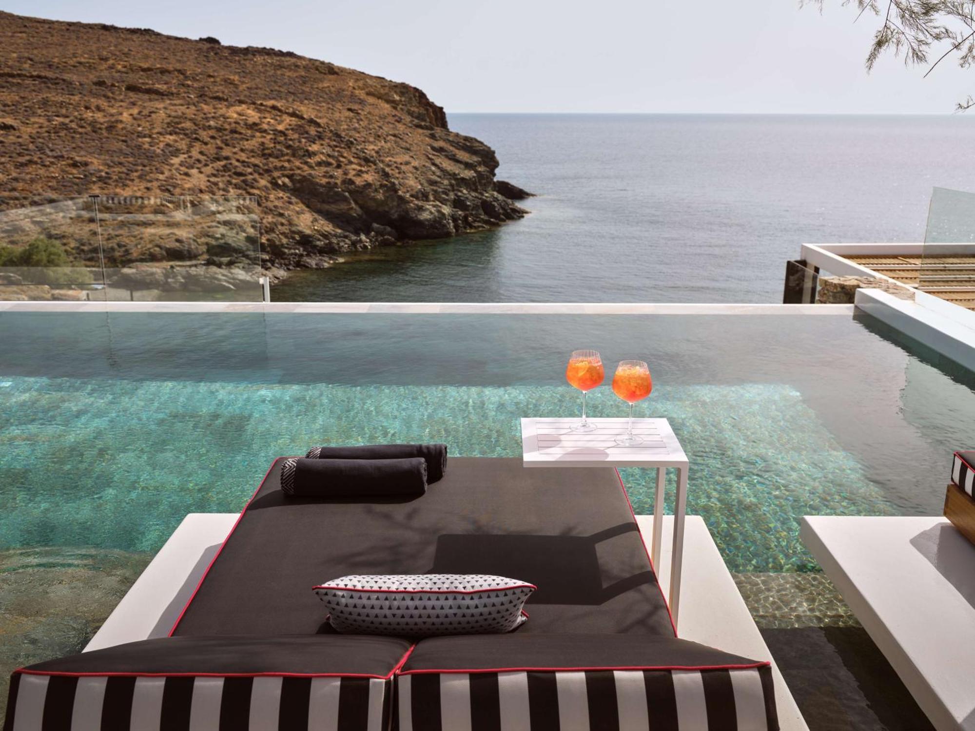 Semeli Coast Mykonos Curio Collection By Hilton Otel Merchia Beach Dış mekan fotoğraf