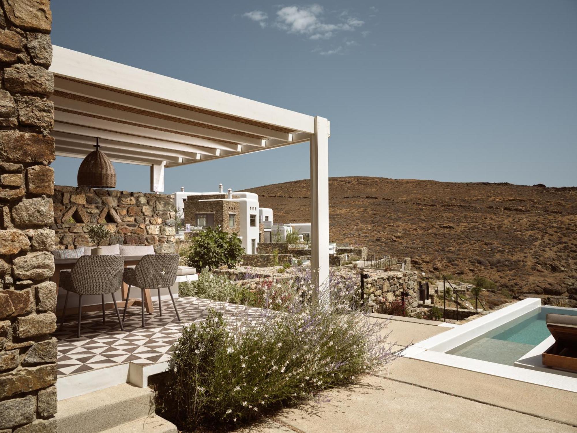 Semeli Coast Mykonos Curio Collection By Hilton Otel Merchia Beach Dış mekan fotoğraf