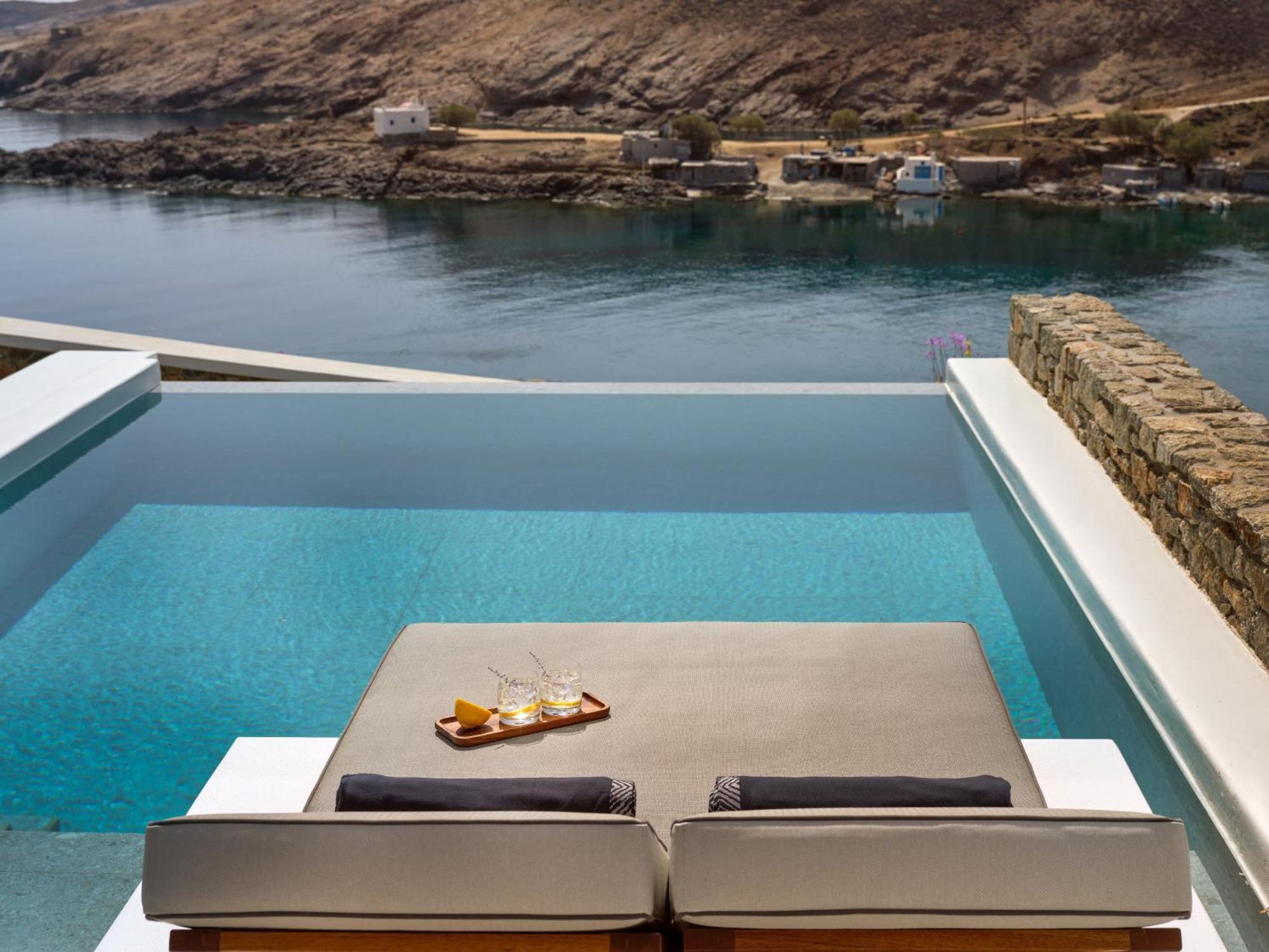 Semeli Coast Mykonos Curio Collection By Hilton Otel Merchia Beach Dış mekan fotoğraf