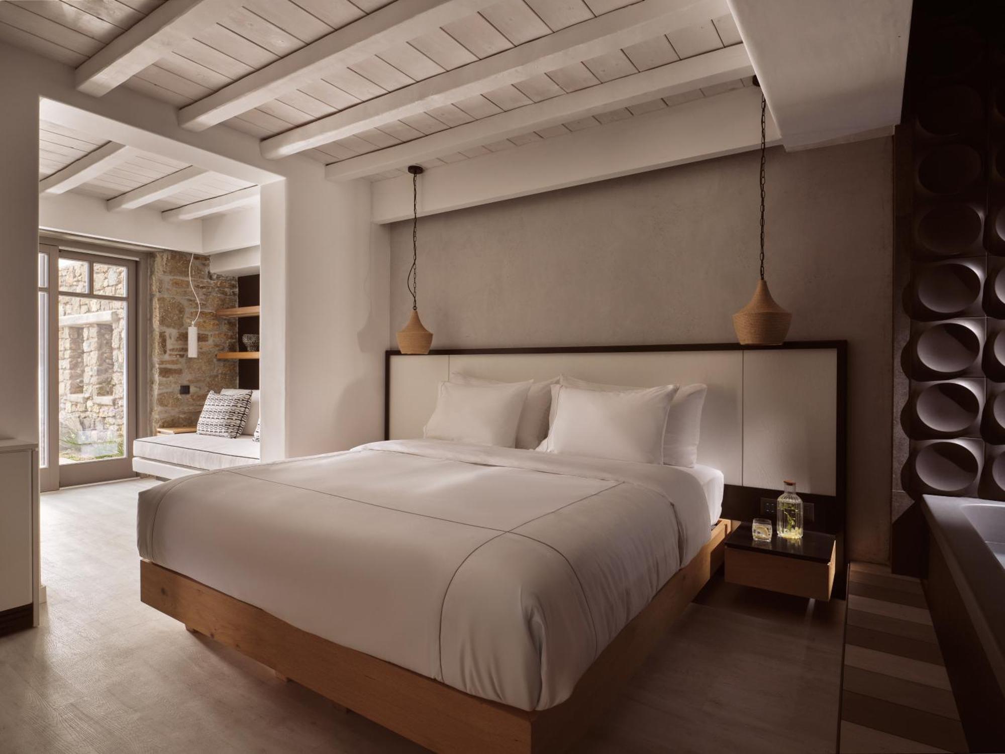 Semeli Coast Mykonos Curio Collection By Hilton Otel Merchia Beach Dış mekan fotoğraf
