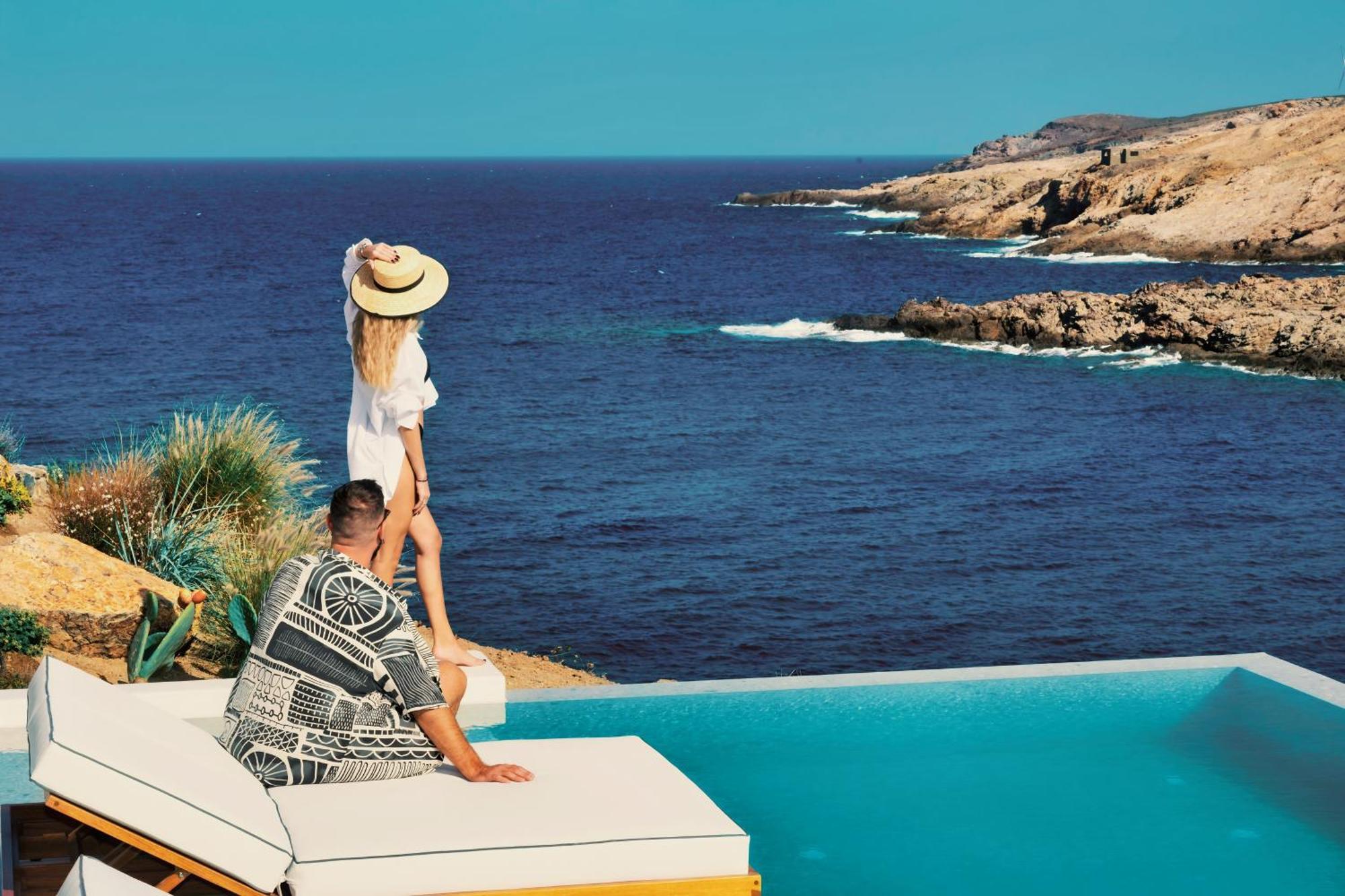 Semeli Coast Mykonos Curio Collection By Hilton Otel Merchia Beach Dış mekan fotoğraf