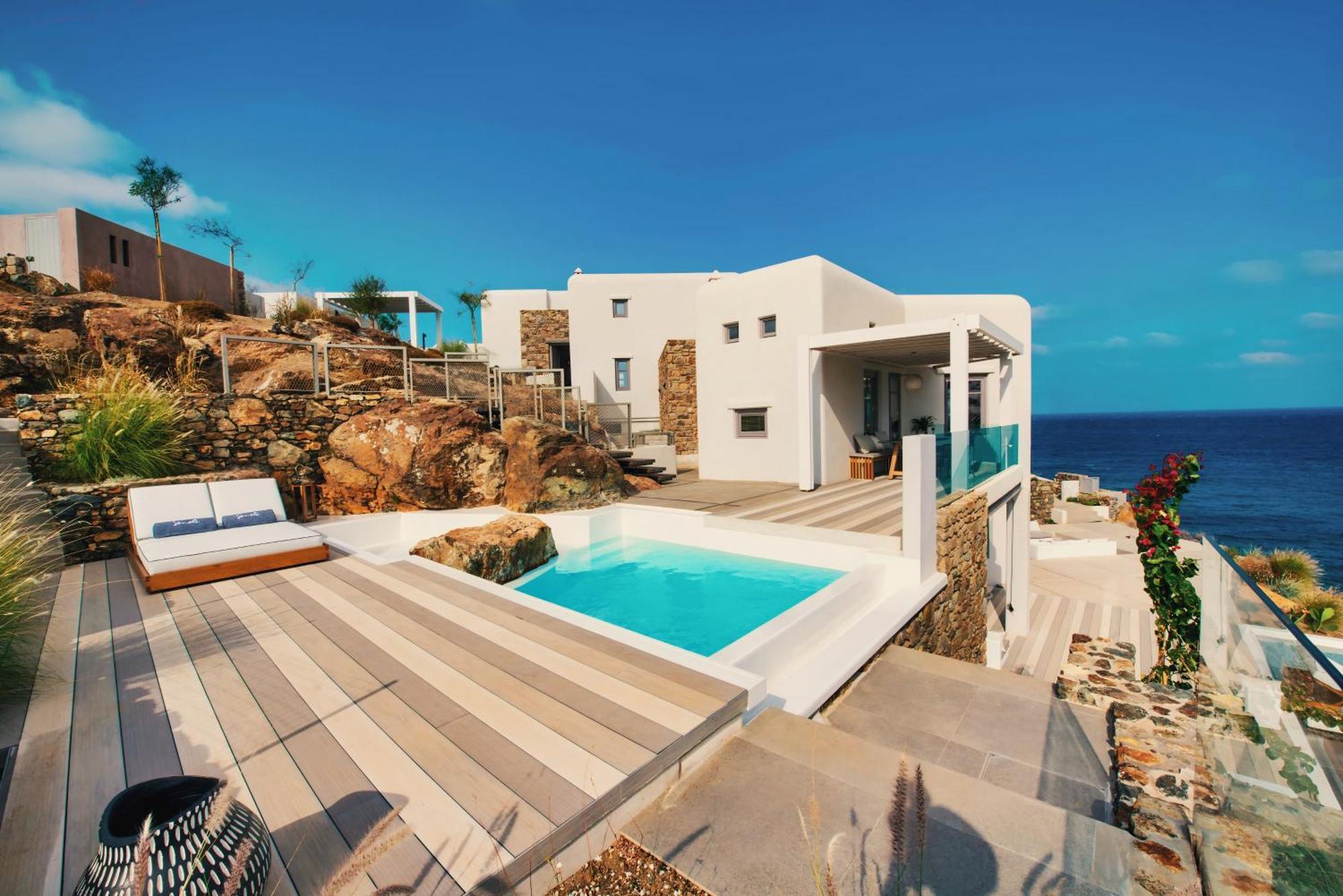 Semeli Coast Mykonos Curio Collection By Hilton Otel Merchia Beach Dış mekan fotoğraf